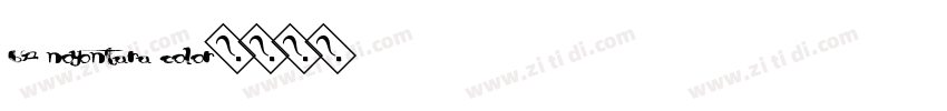 b52 Noyontara Color字体转换